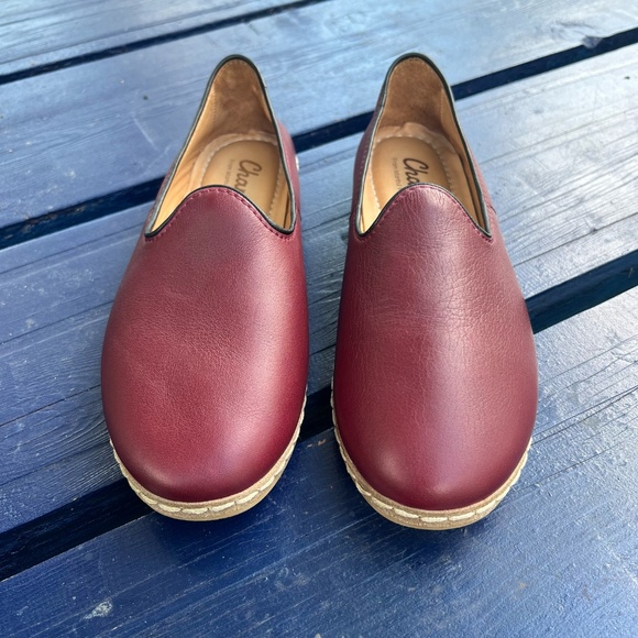 Charix Burgundy Women's Loafers - Picture 11 of 16